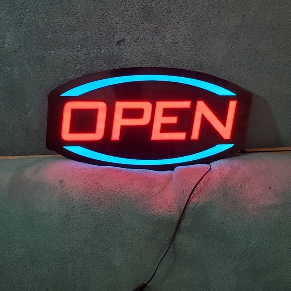 All-Pro 9-in Multi-Function LED Open Neon Sign - Picture 3 of 4